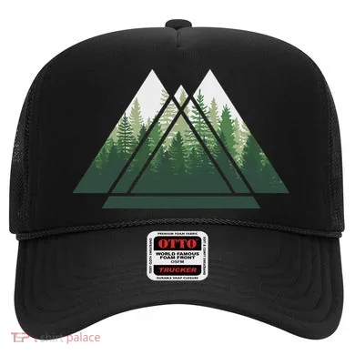 Forest Nature Triangle Minimalism Hat