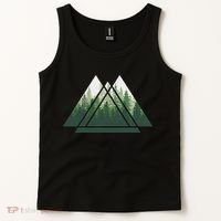 Forest Nature Triangle Minimalism Tank Top thumb 2