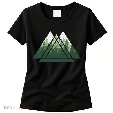Forest Nature Triangle Minimalism Women's T-Shirt