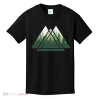 Forest Nature Triangle Minimalism Kids T-Shirt thumb 0