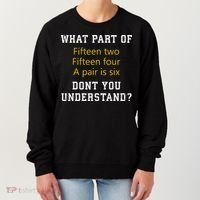 Fif N Two Fif N Four A Pair Is Six Funny Cribbage Game Women's Sweatshirt thumb 0