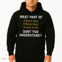 Fif N Two Fif N Four A Pair Is Six Funny Cribbage Game Hoodie thumb 2