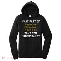 Fif N Two Fif N Four A Pair Is Six Funny Cribbage Game Women's Hoodie thumb 0