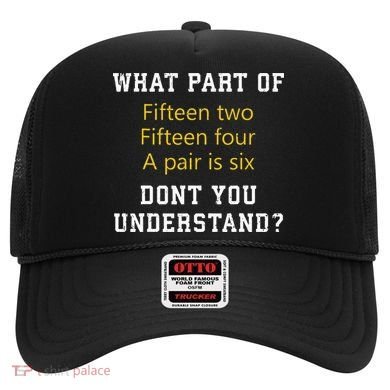 Fif N Two Fif N Four A Pair Is Six Funny Cribbage Game Hat
