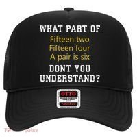 Fif N Two Fif N Four A Pair Is Six Funny Cribbage Game Hat thumb 0