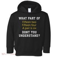 Fif N Two Fif N Four A Pair Is Six Funny Cribbage Game Toddler Hoodie thumb 0
