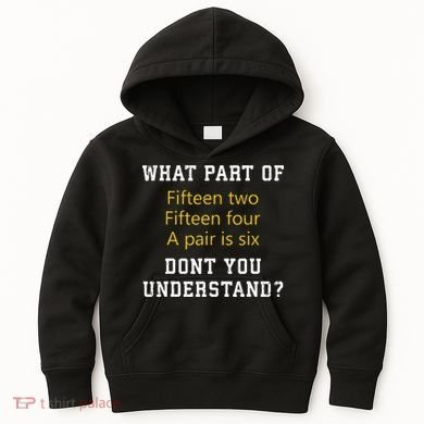 Fif N Two Fif N Four A Pair Is Six Funny Cribbage Game Kids Hoodie
