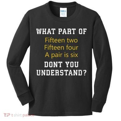 Fif N Two Fif N Four A Pair Is Six Funny Cribbage Game Kids Long Sleeve Shirt