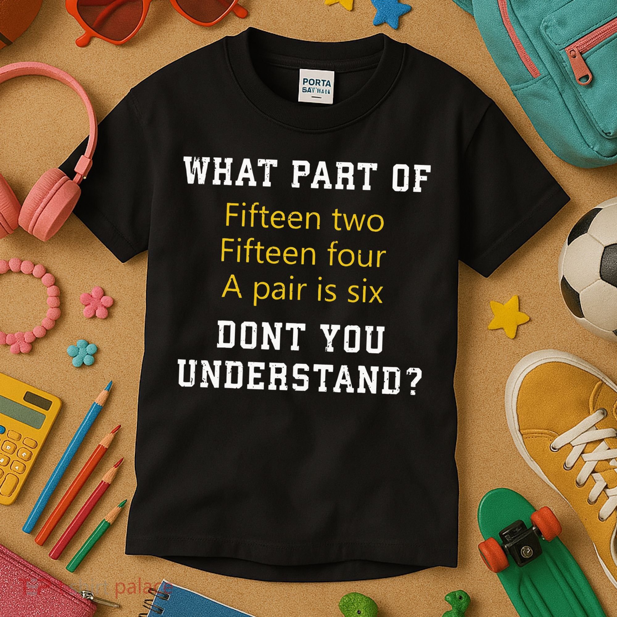 Fif N Two Fif N Four A Pair Is Six Funny Cribbage Game Kids T-Shirt