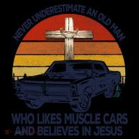 Funny Never Underestimate An Old Likes Muscle Car Outfit Gift Coffee Mug thumb 5
