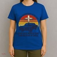 Funny Never Underestimate An Old Likes Muscle Car Outfit Gift T-Shirt thumb 4