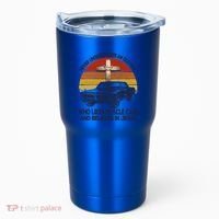 Funny Never Underestimate An Old Likes Muscle Car Outfit Gift Tumbler thumb 0
