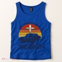Funny Never Underestimate An Old Likes Muscle Car Outfit Gift Tank Top thumb 2