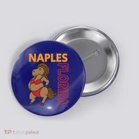 Funny Naples Vacation Family Trip Gift Button thumb 0