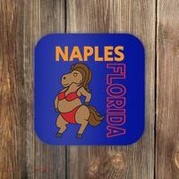 Funny Naples Vacation Family Trip Gift Coaster thumb 0