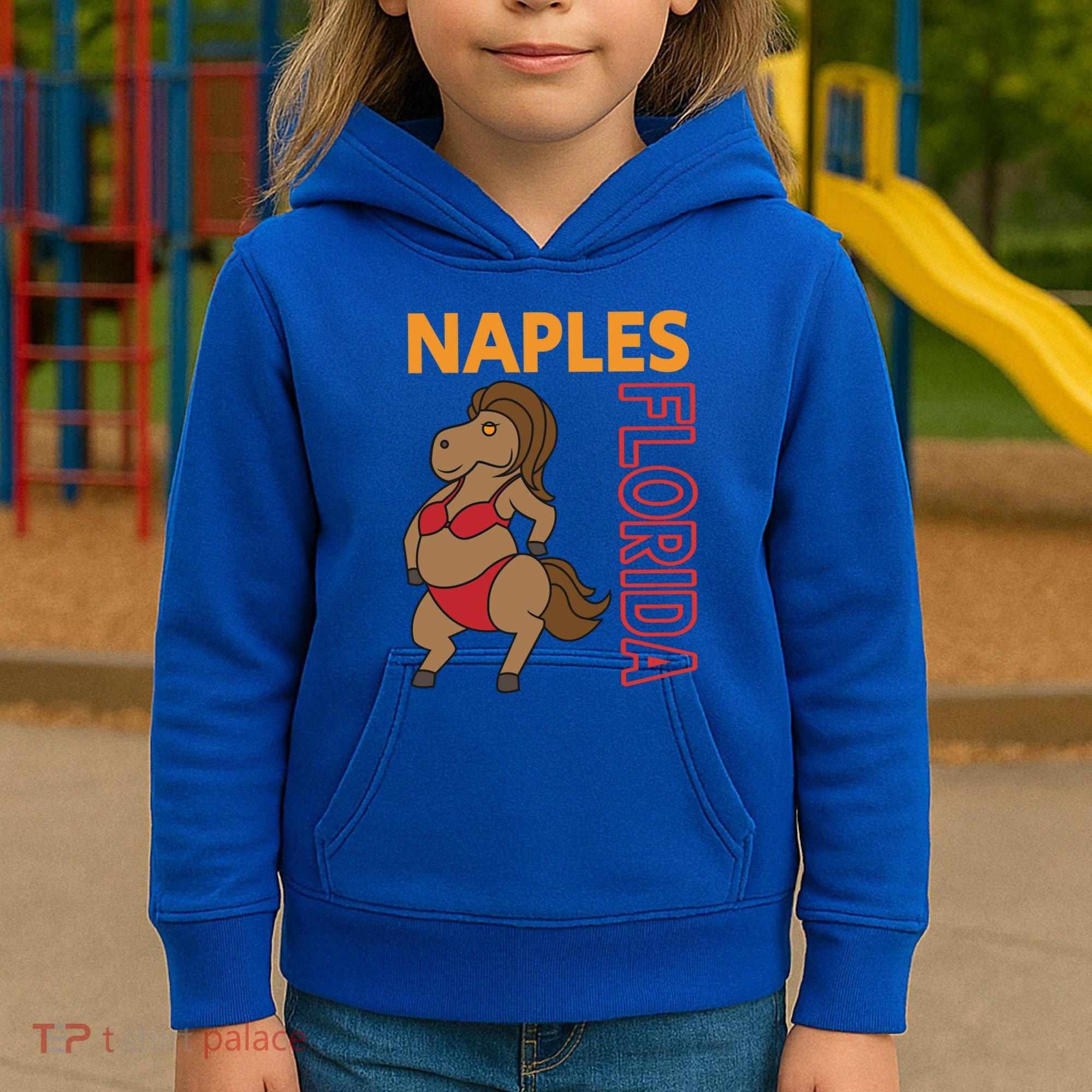 Funny Naples Vacation Family Trip Gift Kids Hoodie