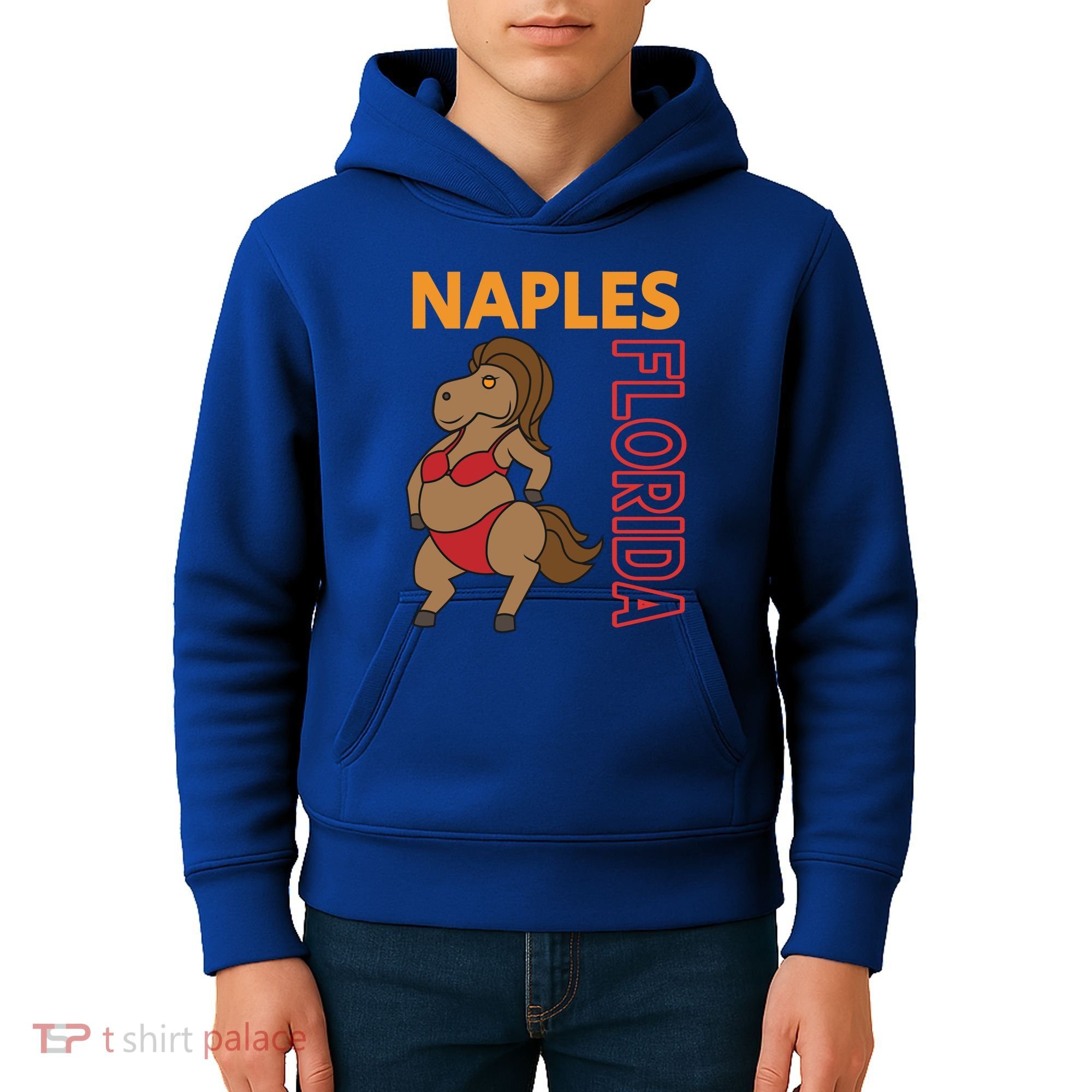 Funny Naples Vacation Family Trip Gift Kids Hoodie