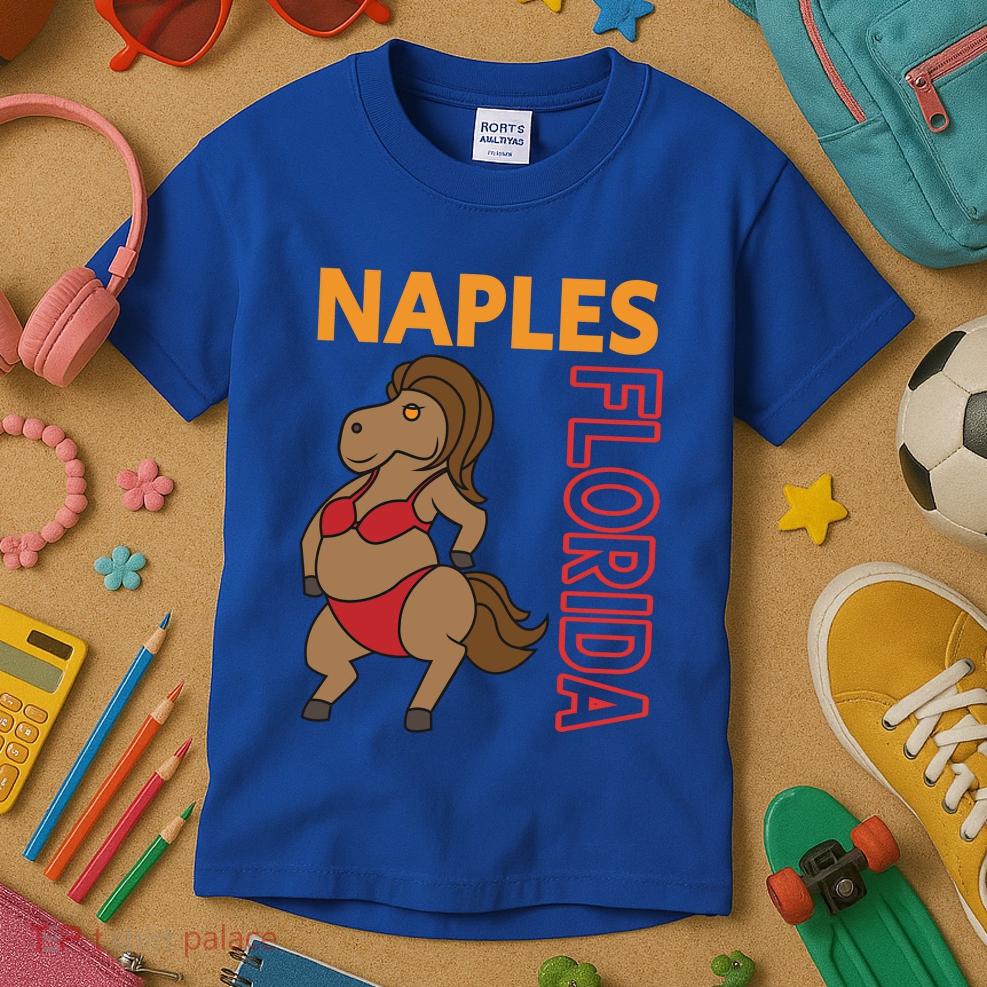 Funny Naples Vacation Family Trip Gift Kids T-Shirt