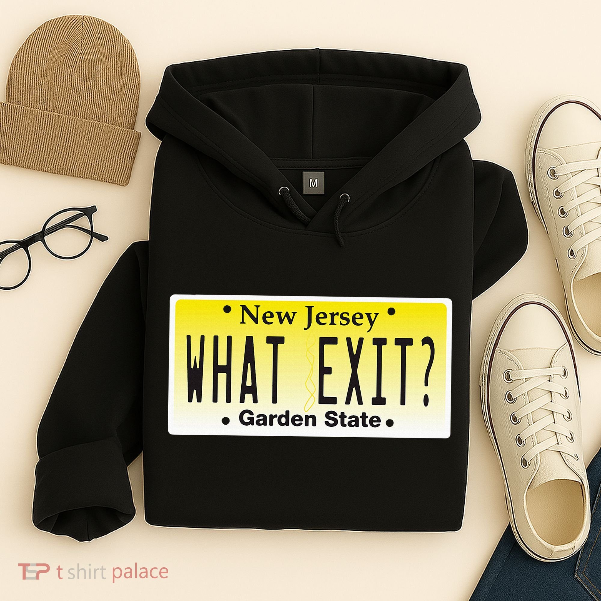 Funny Nj What Exit New Jersey Garden State Parkway Hoodie