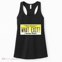 Funny Nj What Exit New Jersey Garden State Parkway Women's Tank Top thumb 0