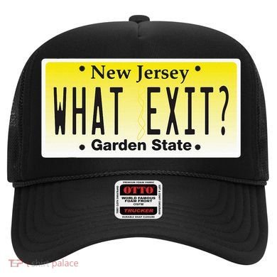 Funny Nj What Exit New Jersey Garden State Parkway Hat