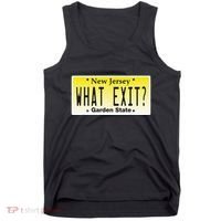 Funny Nj What Exit New Jersey Garden State Parkway Tank Top thumb 0