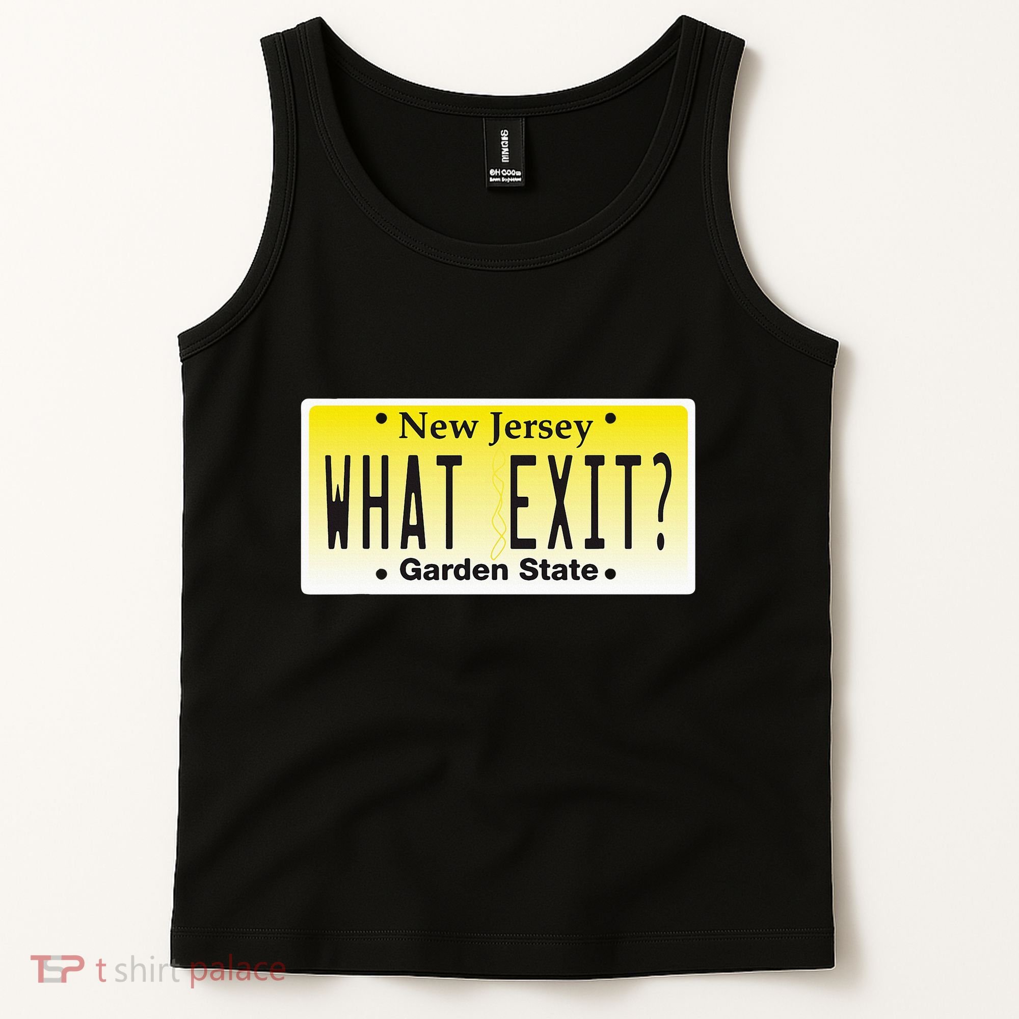 Funny Nj What Exit New Jersey Garden State Parkway Tank Top