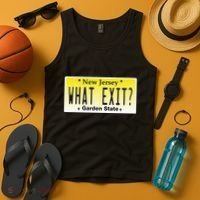 Funny Nj What Exit New Jersey Garden State Parkway Tank Top thumb 4