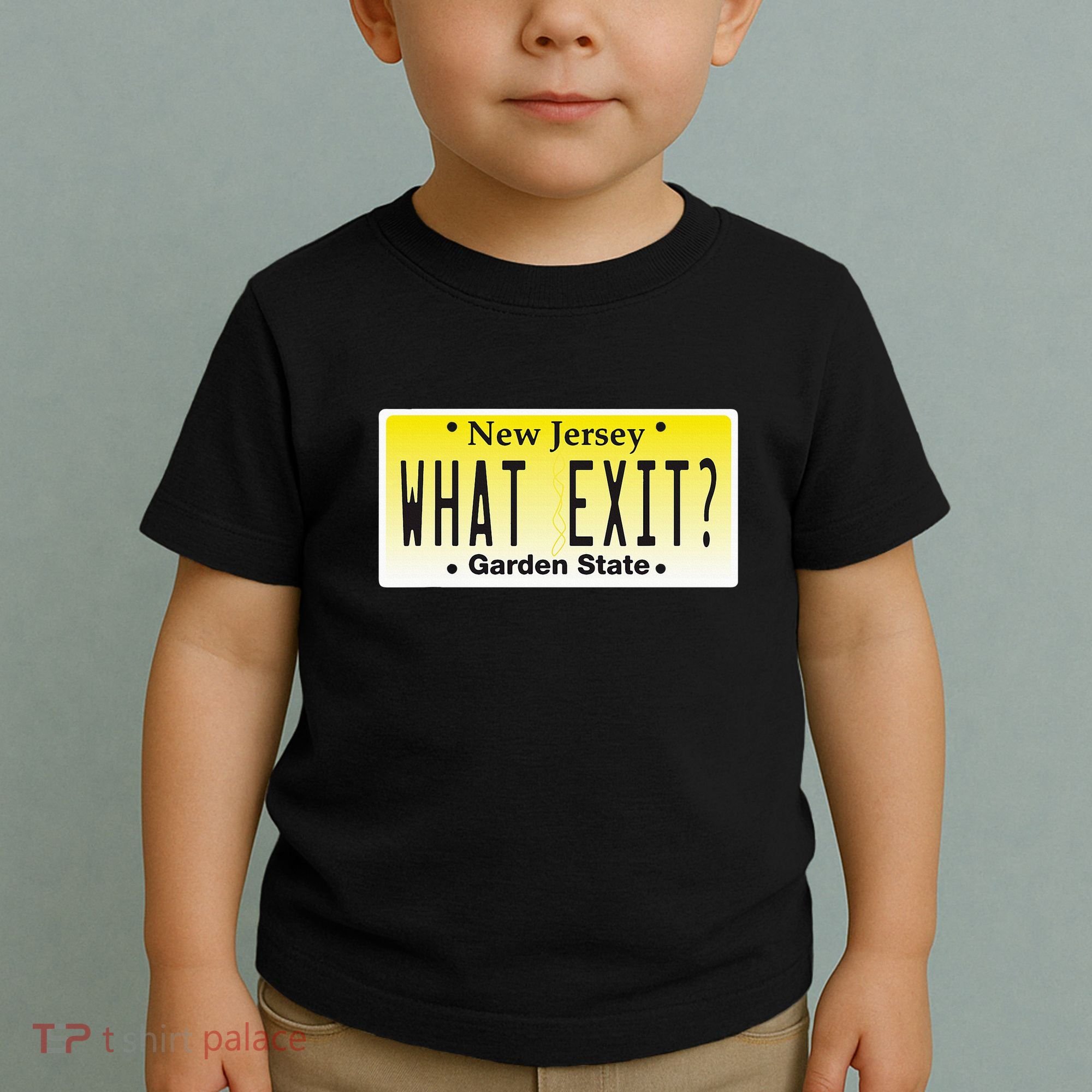 Funny Nj What Exit New Jersey Garden State Parkway Toddler T-Shirt