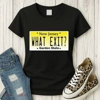 Funny Nj What Exit New Jersey Garden State Parkway Women's T-Shirt thumb 3