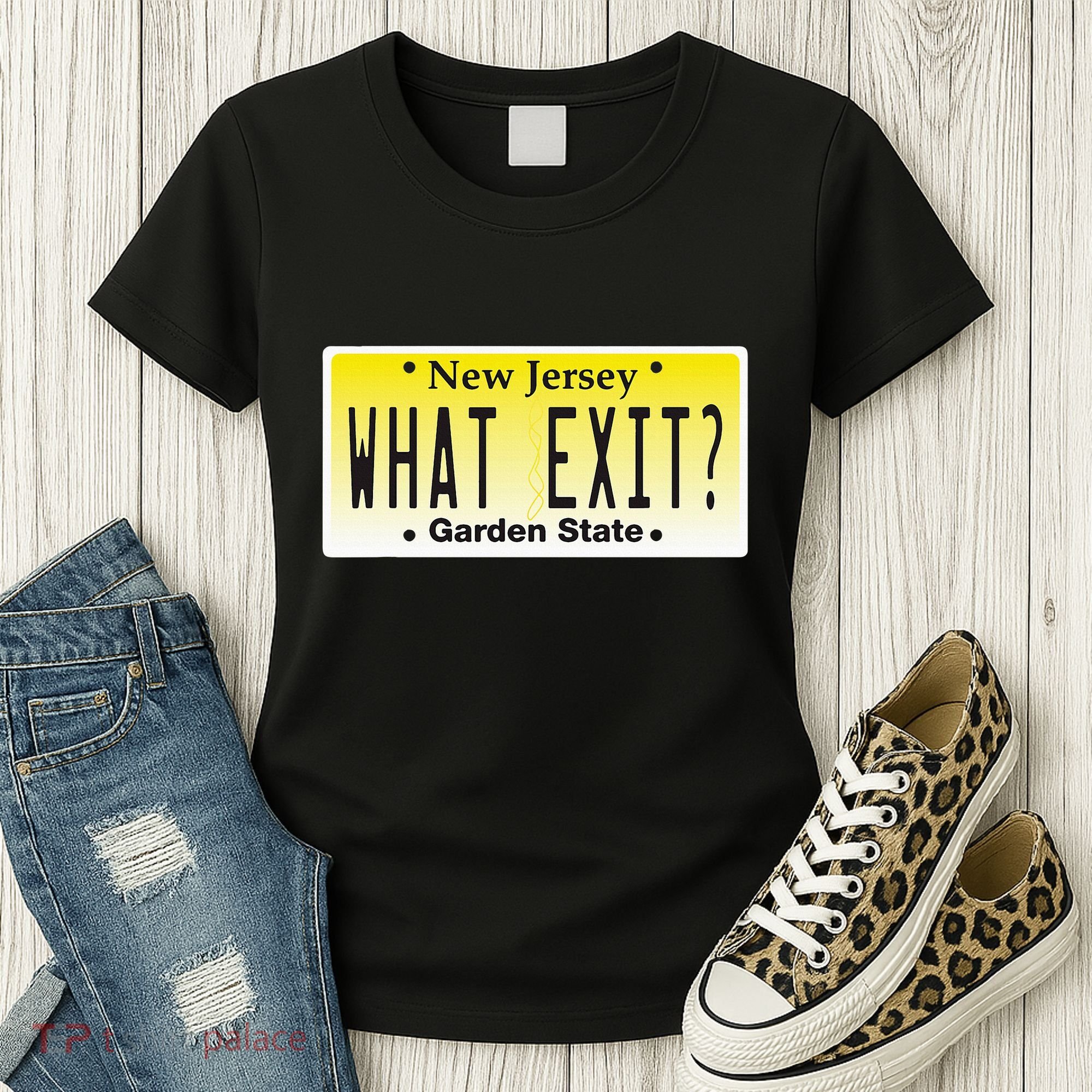Funny Nj What Exit New Jersey Garden State Parkway Women's T-Shirt