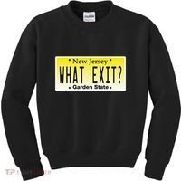 Funny Nj What Exit New Jersey Garden State Parkway Kids Sweatshirt thumb 0