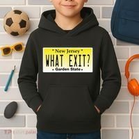 Funny Nj What Exit New Jersey Garden State Parkway Kids Hoodie thumb 2