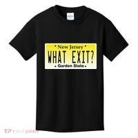 Funny Nj What Exit New Jersey Garden State Parkway Kids T-Shirt thumb 0
