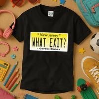 Funny Nj What Exit New Jersey Garden State Parkway Kids T-Shirt thumb 3