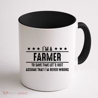 Farmer Never Wrong Farmer Shirts Gift For Farmer Coffee Mug thumb 1