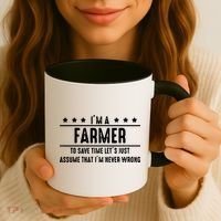 Farmer Never Wrong Farmer Shirts Gift For Farmer Coffee Mug thumb 3
