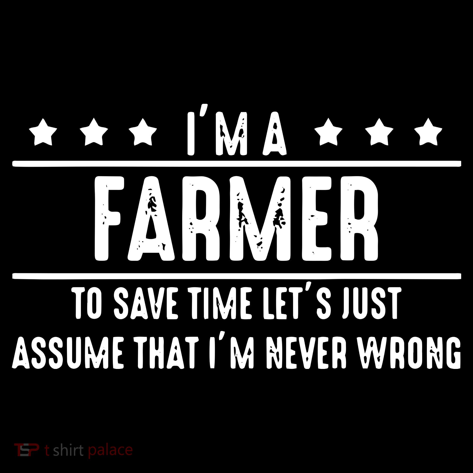 Farmer Never Wrong Farmer Shirts Gift For Farmer Ornament