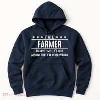 Farmer Never Wrong Farmer Shirts Gift For Farmer Hoodie thumb 0