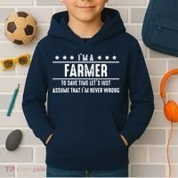 Farmer Never Wrong Farmer Shirts Gift For Farmer Kids Hoodie thumb 2