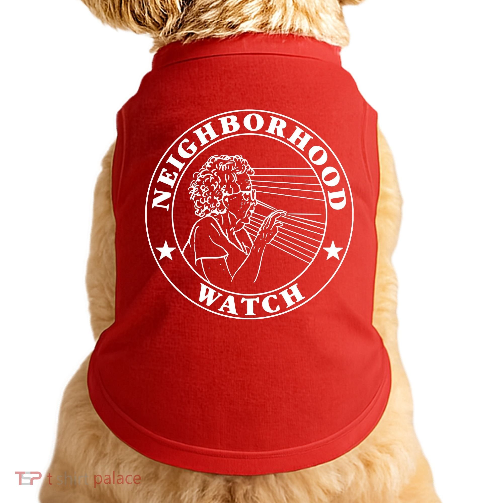 Funny Neighborhood Watch Doggie Tank