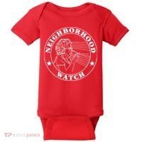 Funny Neighborhood Watch Baby Bodysuit thumb 0