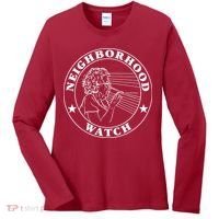 Funny Neighborhood Watch Women's Long Sleeve Shirt thumb 0