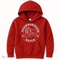 Funny Neighborhood Watch Kids Hoodie thumb 0