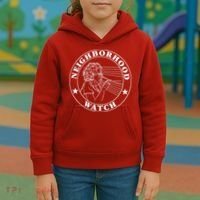 Funny Neighborhood Watch Kids Hoodie thumb 3