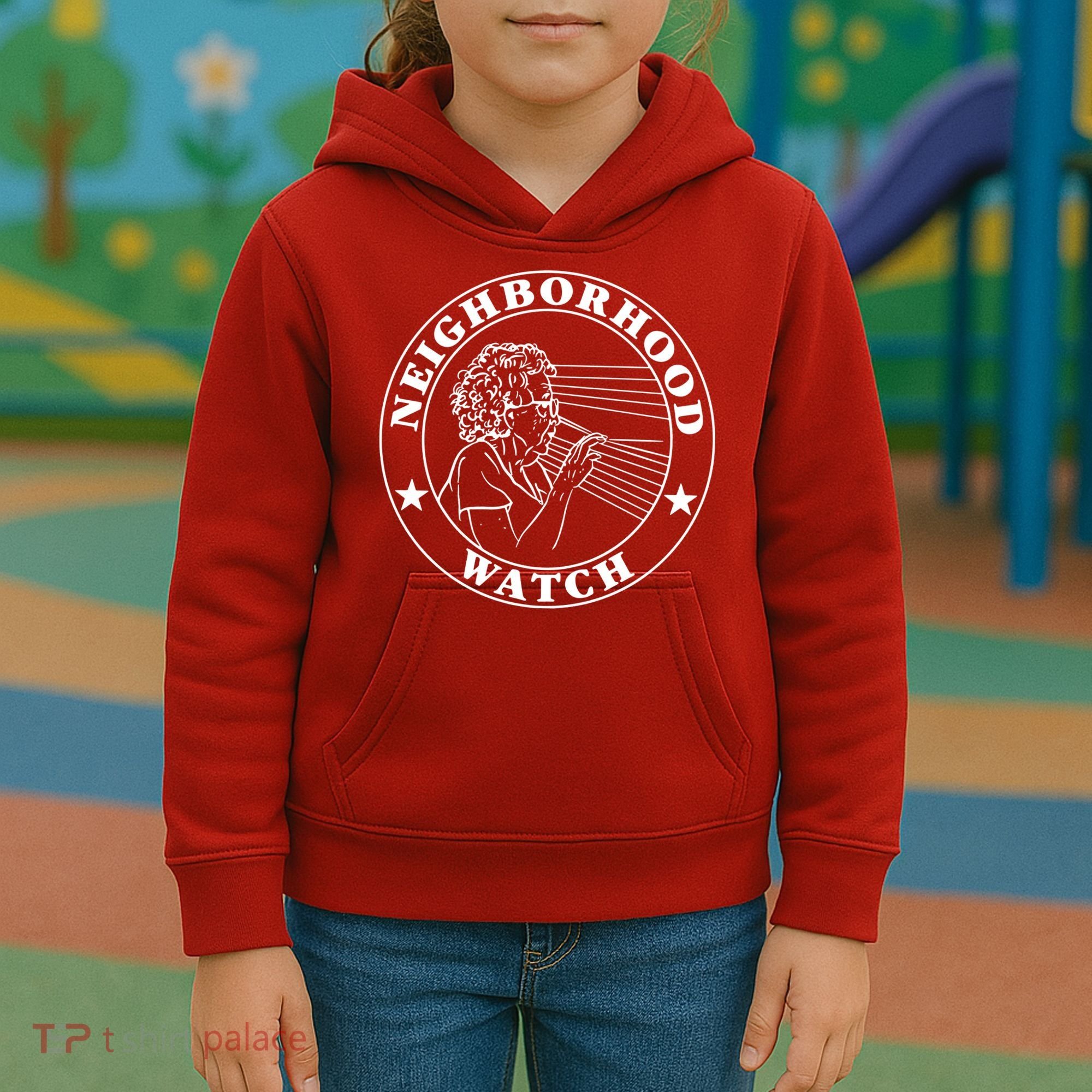 Funny Neighborhood Watch Kids Hoodie