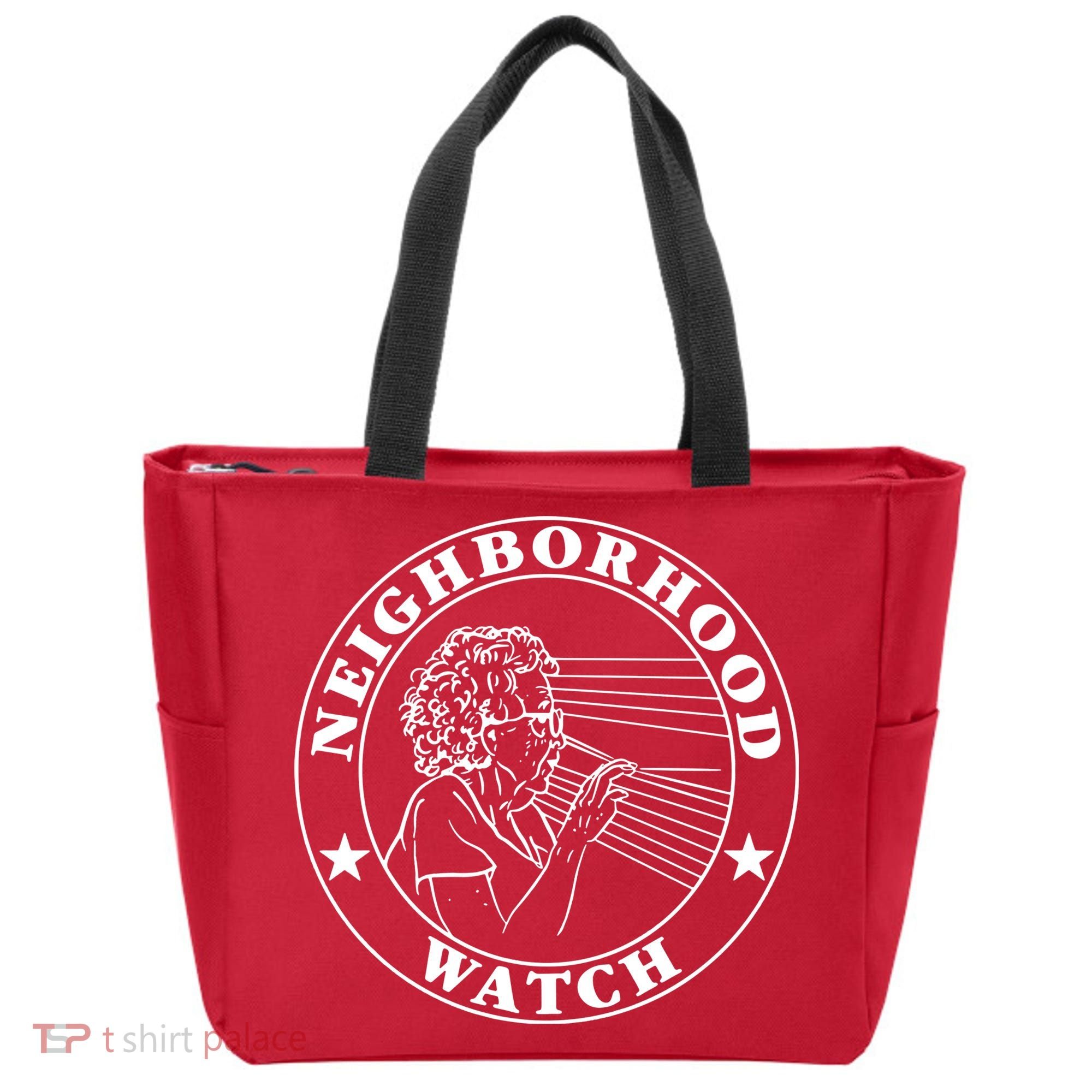 Funny Neighborhood Watch Tote Bag
