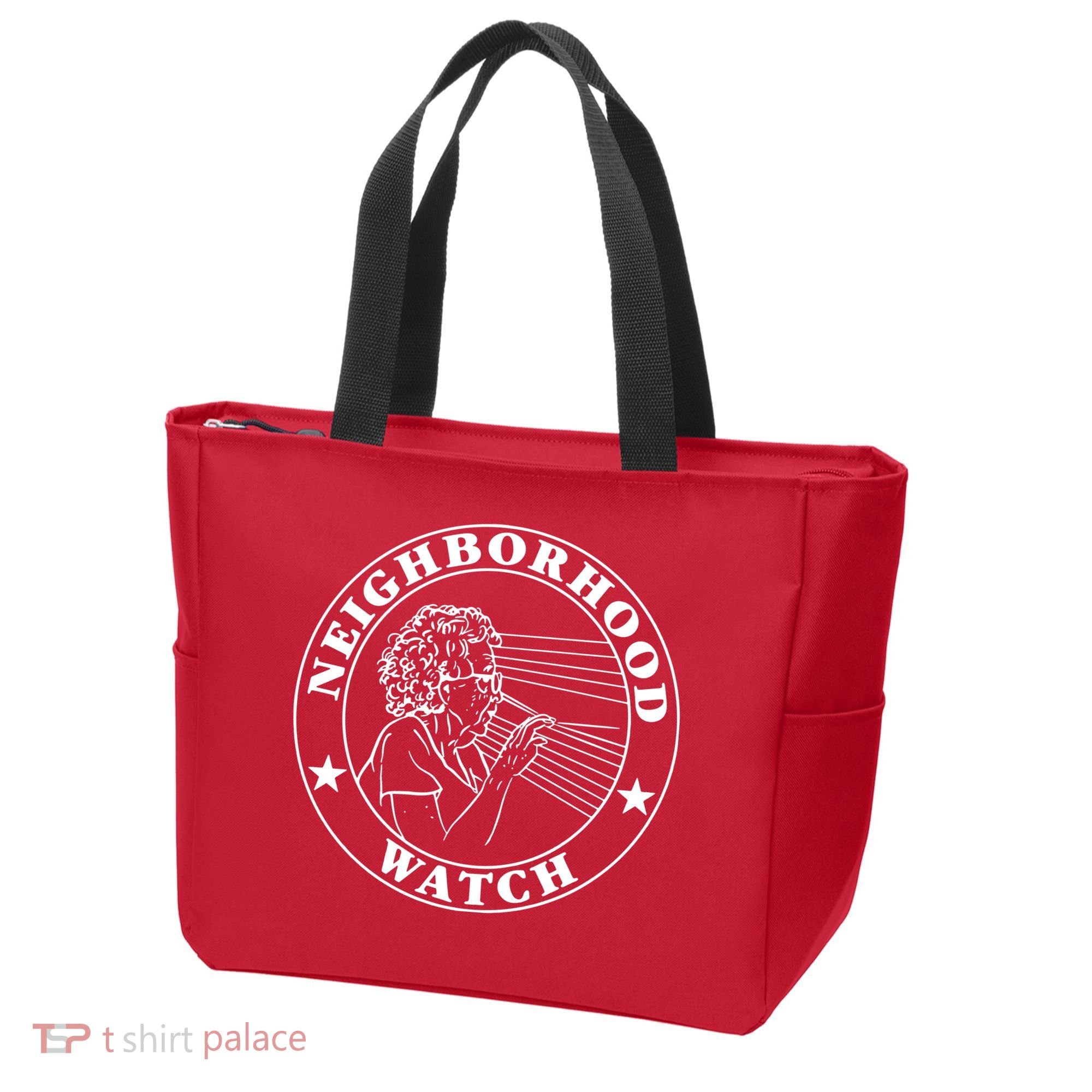 Funny Neighborhood Watch Tote Bag
