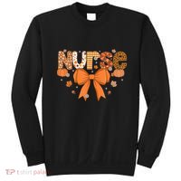 Fall Nurse Women Pumpkin Season Autumn Thanksgiving Sweatshirt thumb 0