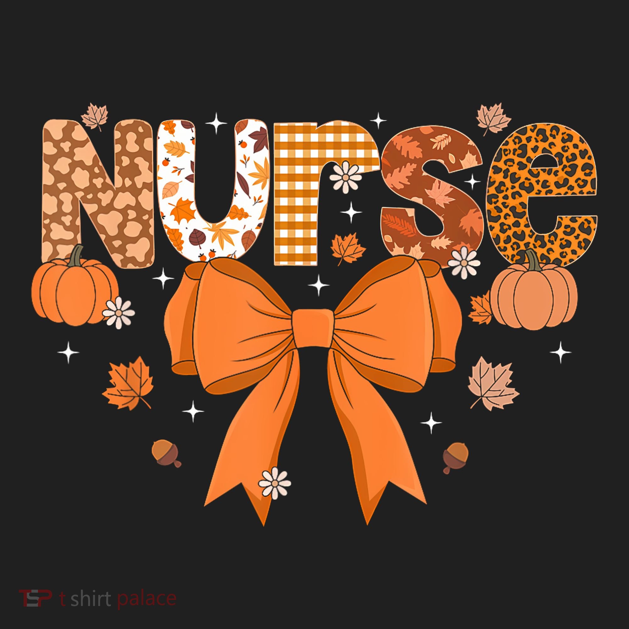 Fall Nurse Women Pumpkin Season Autumn Thanksgiving Hat